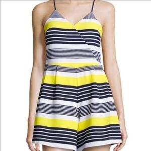 J. O. A. Striped Romper Shorts